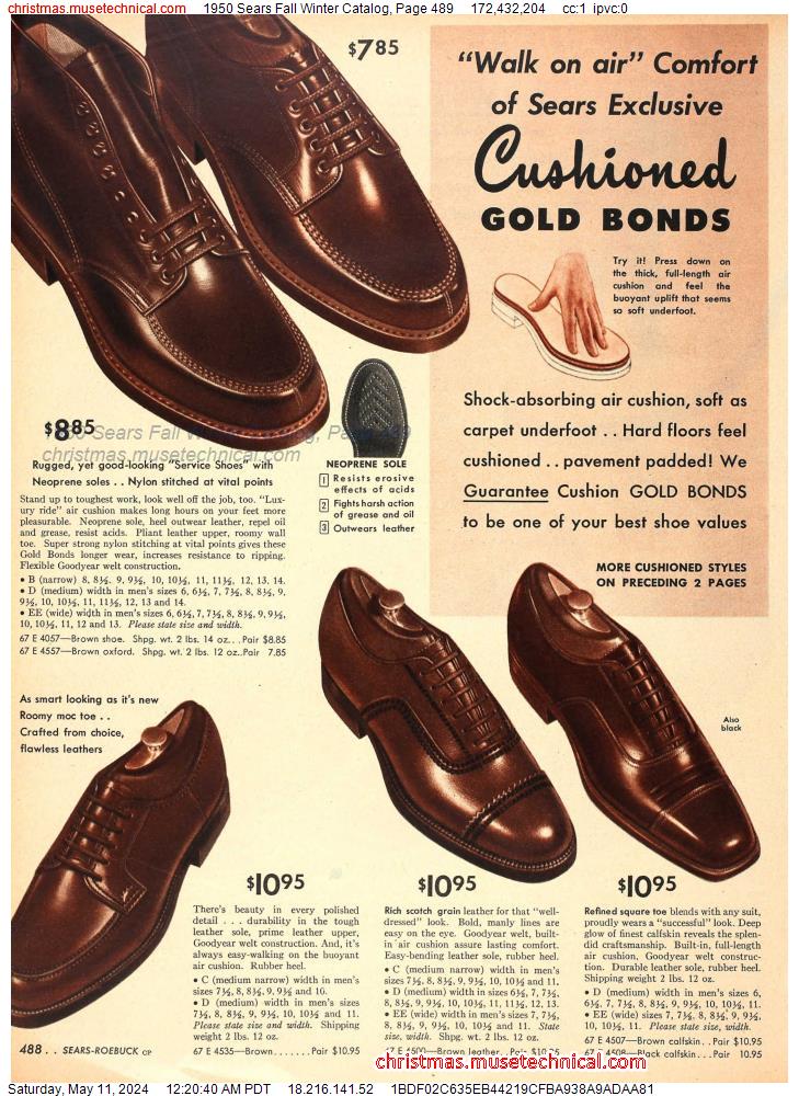 1950 Sears Fall Winter Catalog, Page 489