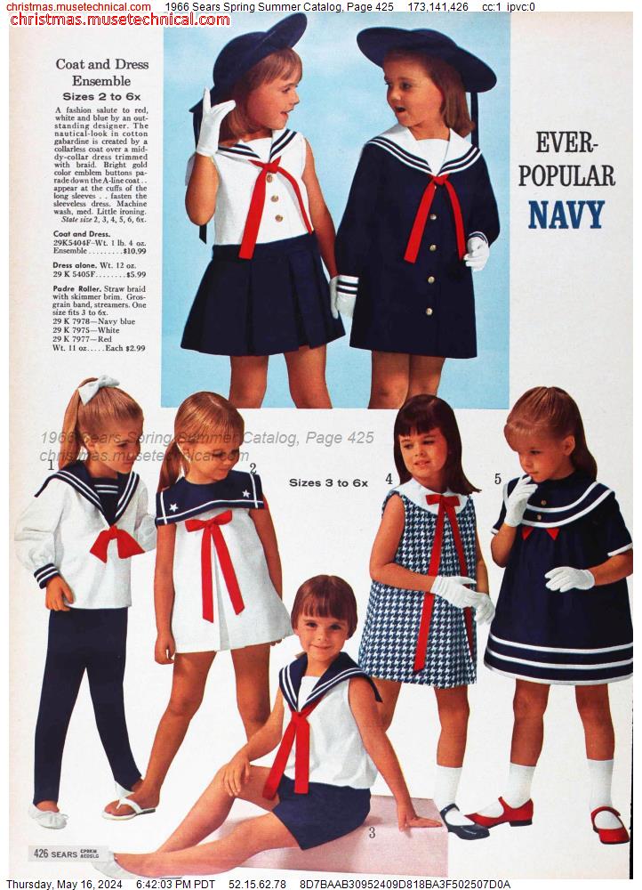 1966 Sears Spring Summer Catalog, Page 425