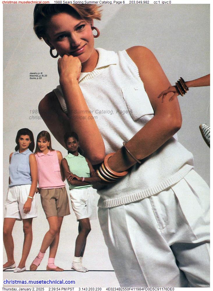 1988 Sears Spring Summer Catalog, Page 6