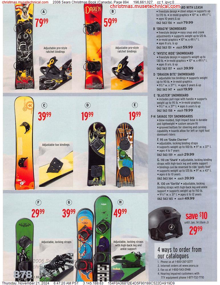 2006 Sears Christmas Book (Canada), Page 894