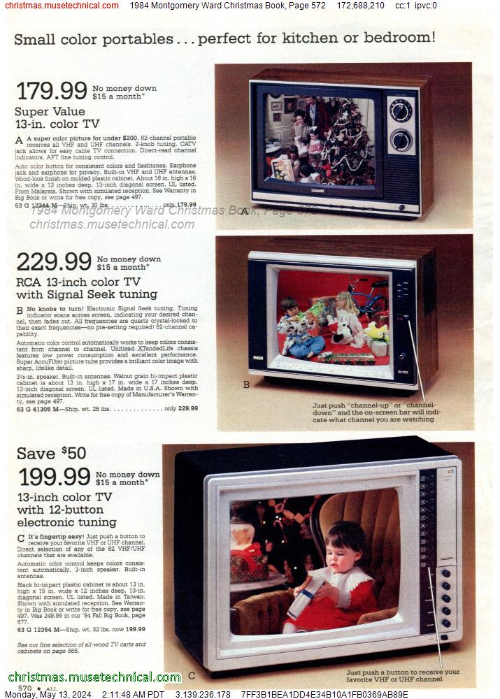 1984 Montgomery Ward Christmas Book, Page 572