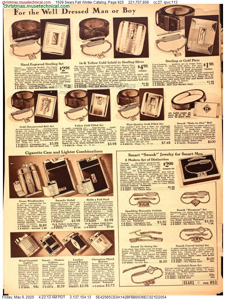 1939 Sears Fall Winter Catalog, Page 925