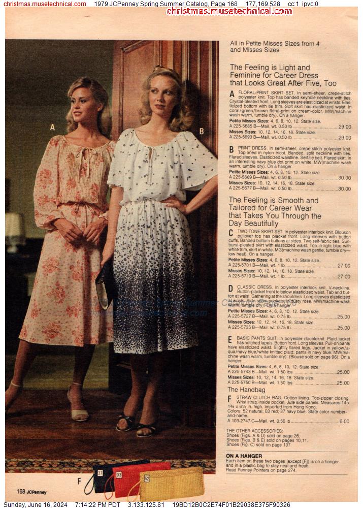 1979 JCPenney Spring Summer Catalog, Page 168
