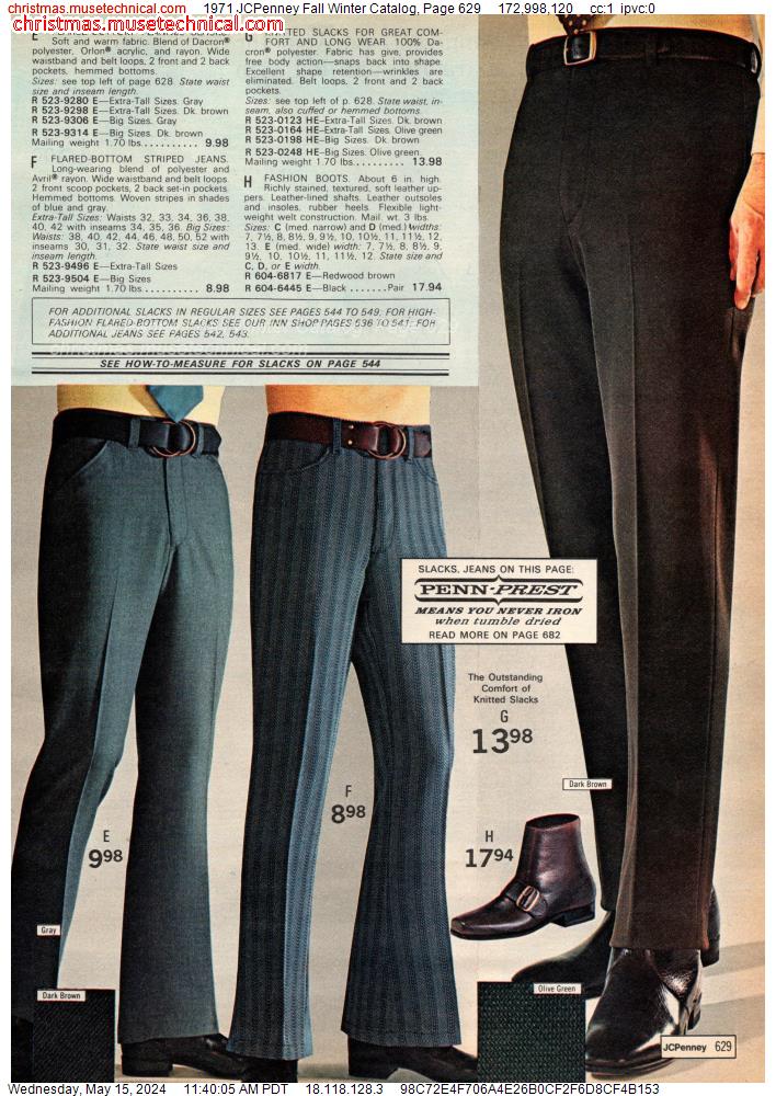 1971 JCPenney Fall Winter Catalog, Page 629