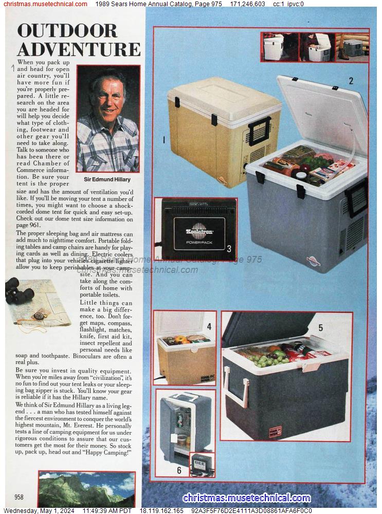 1989 Sears Home Annual Catalog, Page 975