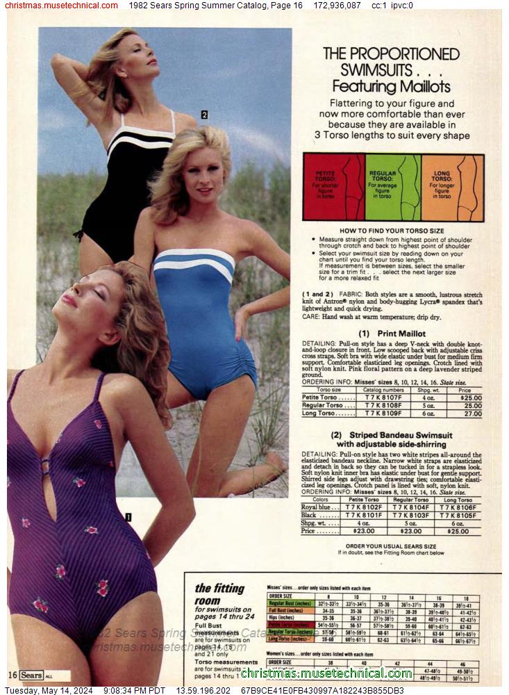 1982 Sears Spring Summer Catalog, Page 16