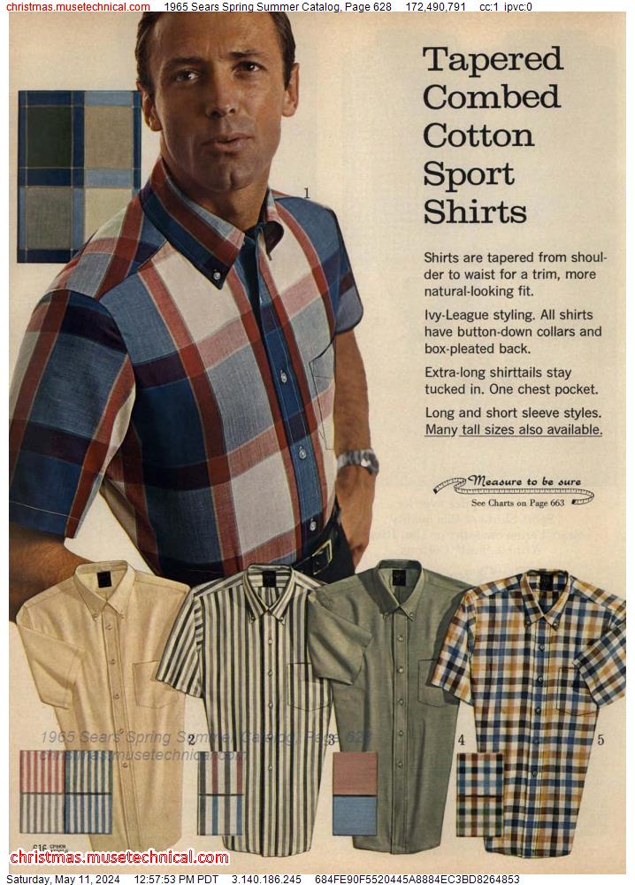 1965 Sears Spring Summer Catalog, Page 628