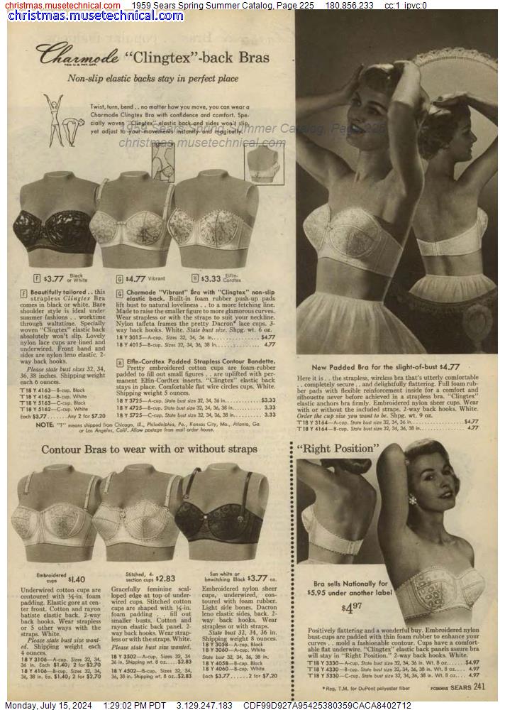 1959 Sears Spring Summer Catalog, Page 225