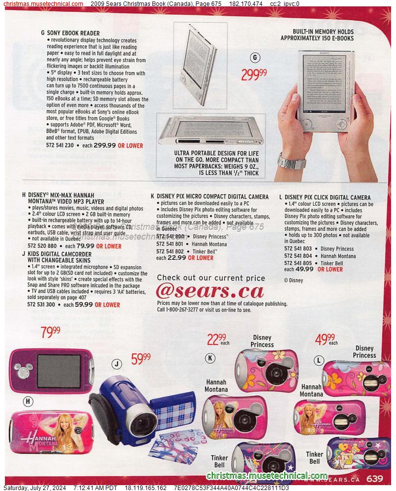 2009 Sears Christmas Book (Canada), Page 675