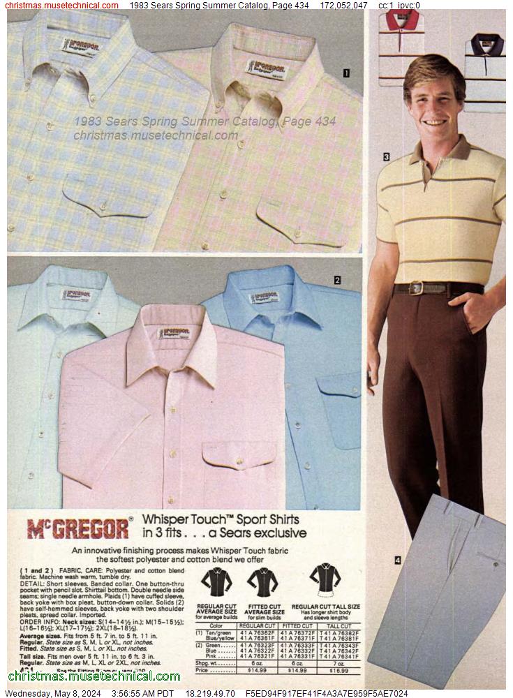 1983 Sears Spring Summer Catalog, Page 434