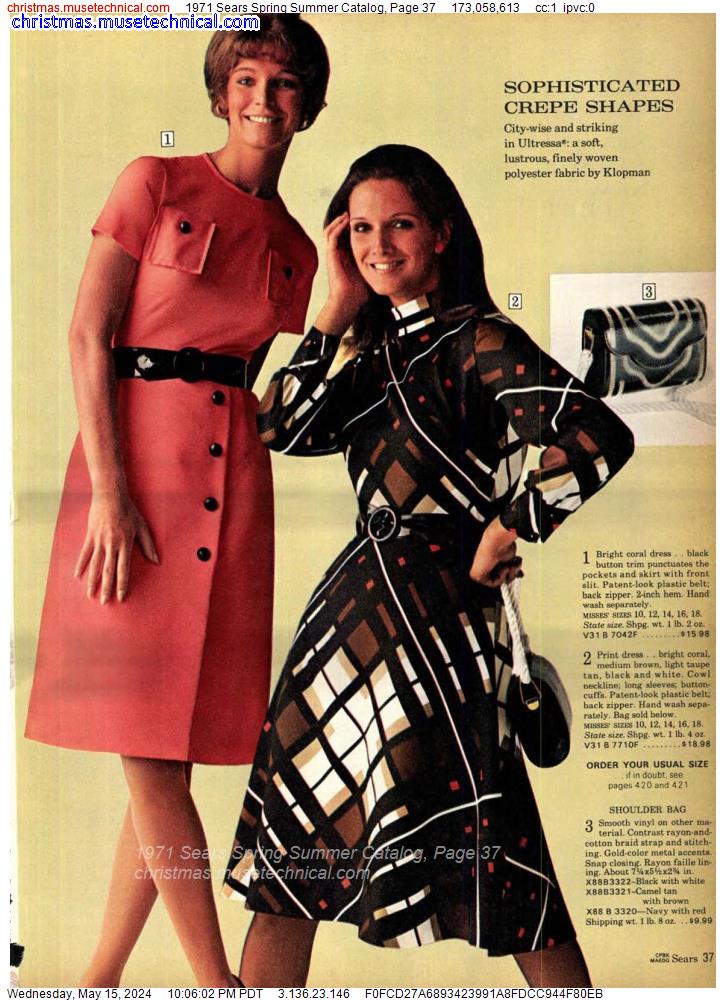1971 Sears Spring Summer Catalog, Page 37