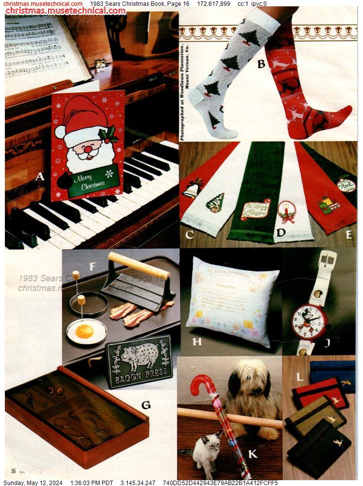1983 Sears Christmas Book, Page 16
