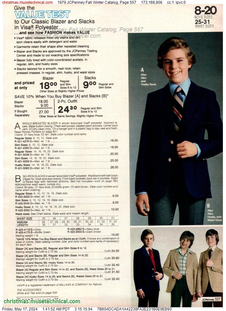 1979 JCPenney Fall Winter Catalog, Page 557