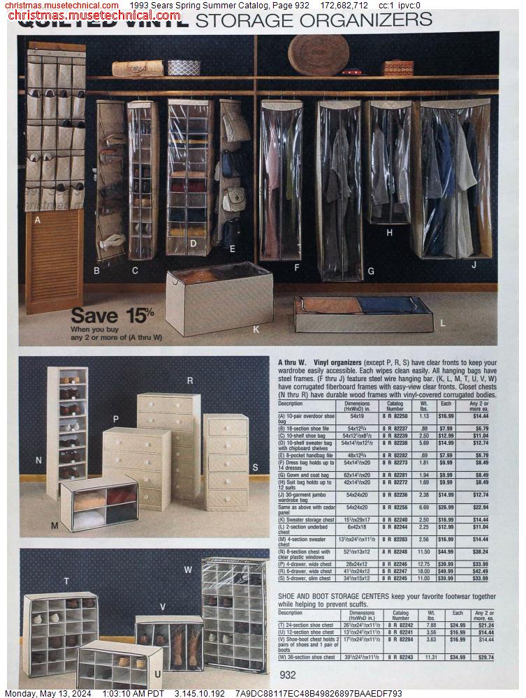 1993 Sears Spring Summer Catalog, Page 932