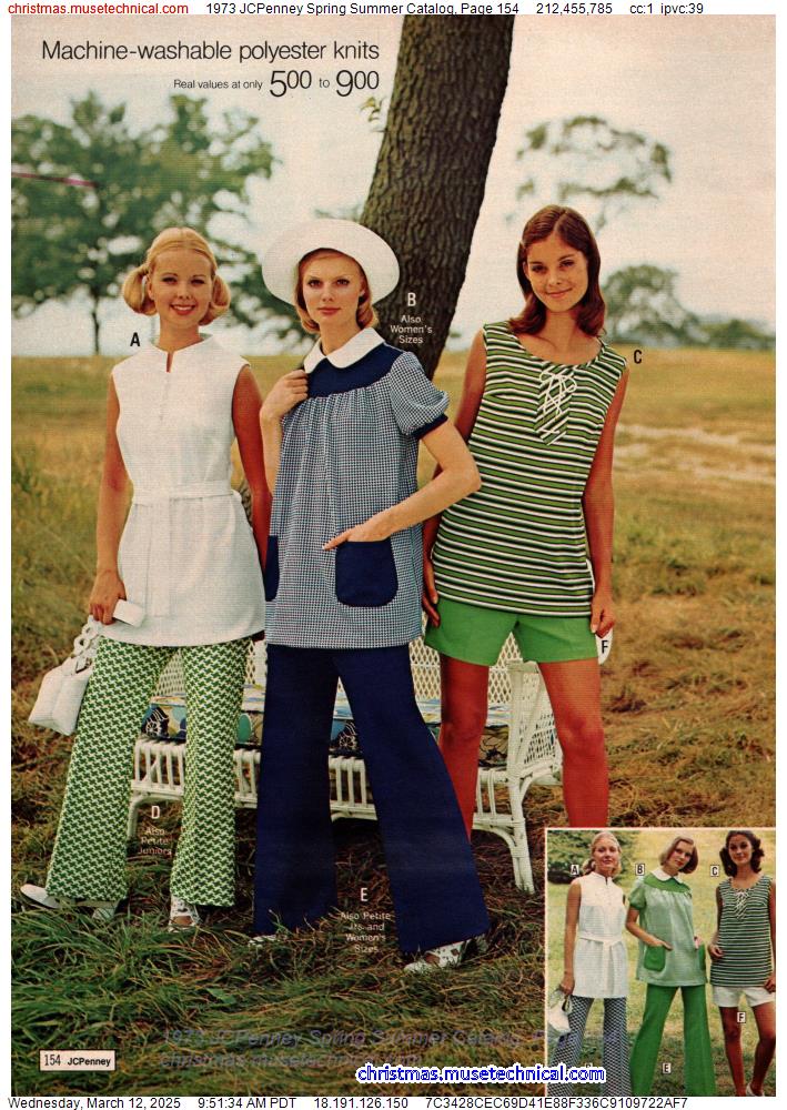 1973 JCPenney Spring Summer Catalog, Page 154