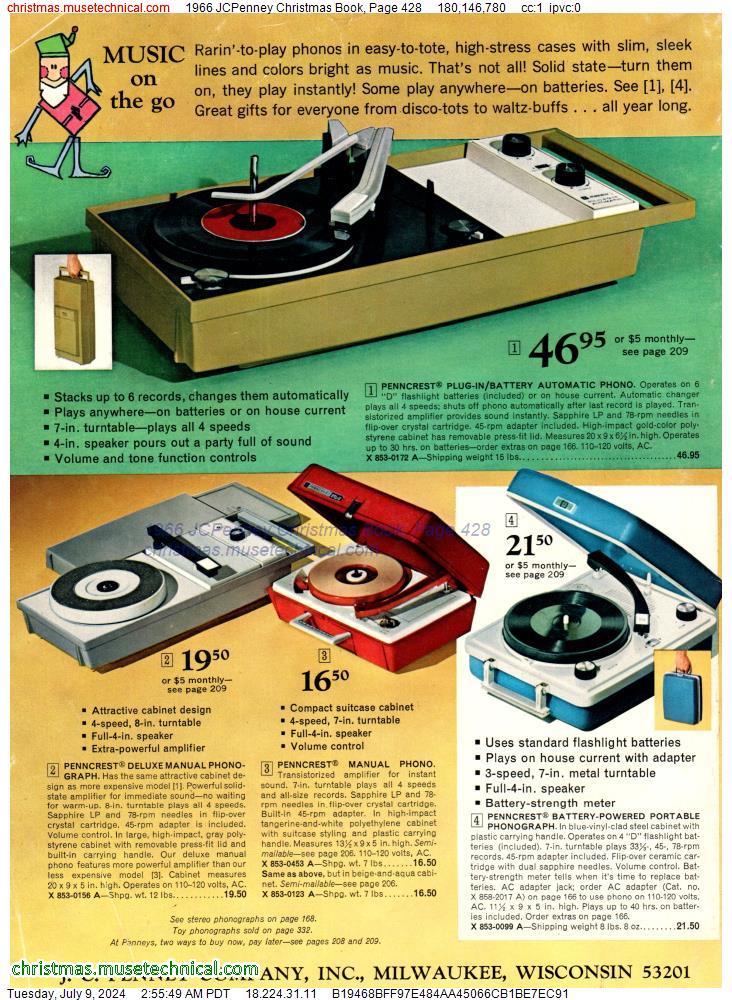 1966 JCPenney Christmas Book, Page 428