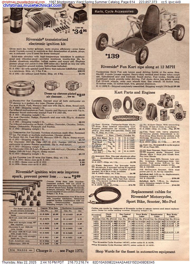 1967 Montgomery Ward Spring Summer Catalog, Page 614