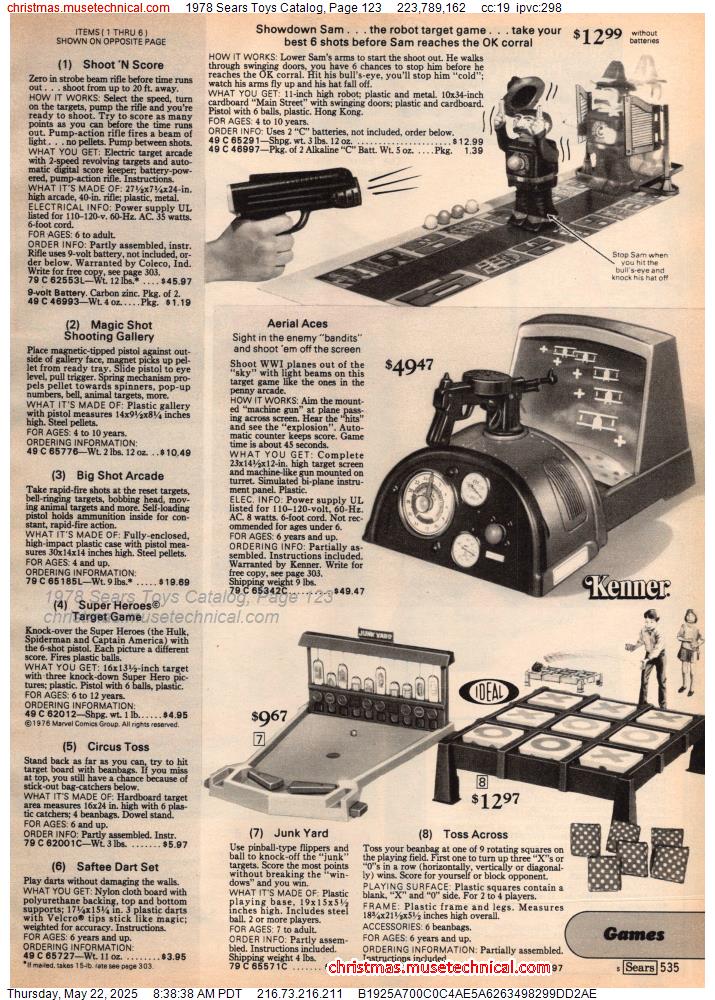 1978 Sears Toys Catalog, Page 123