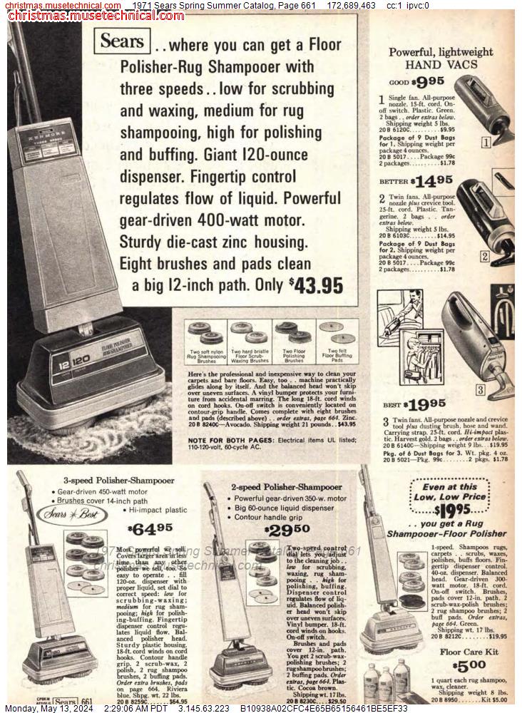1971 Sears Spring Summer Catalog, Page 661