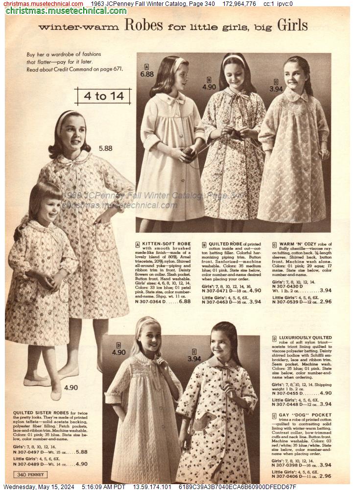 1963 JCPenney Fall Winter Catalog, Page 340