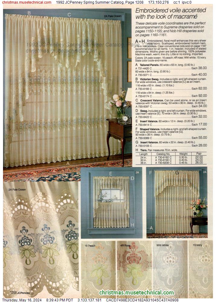 1992 JCPenney Spring Summer Catalog, Page 1208