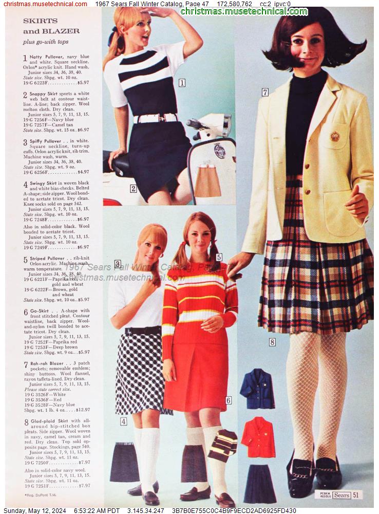 1967 Sears Fall Winter Catalog, Page 47