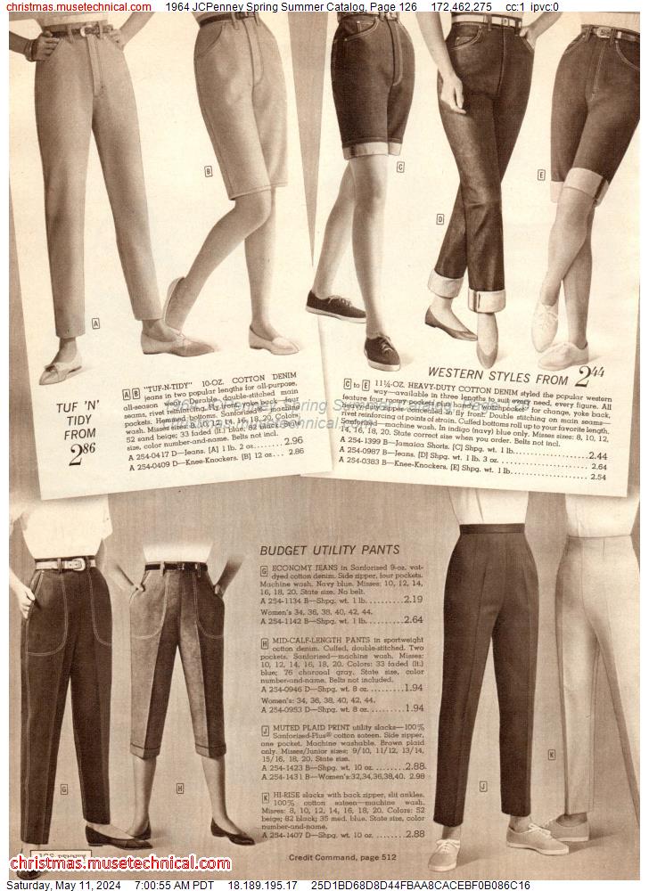 1964 JCPenney Spring Summer Catalog, Page 126
