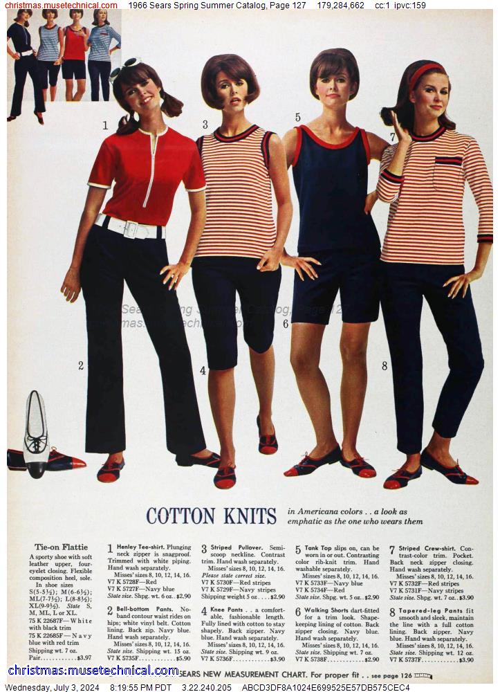 1966 Sears Spring Summer Catalog, Page 127