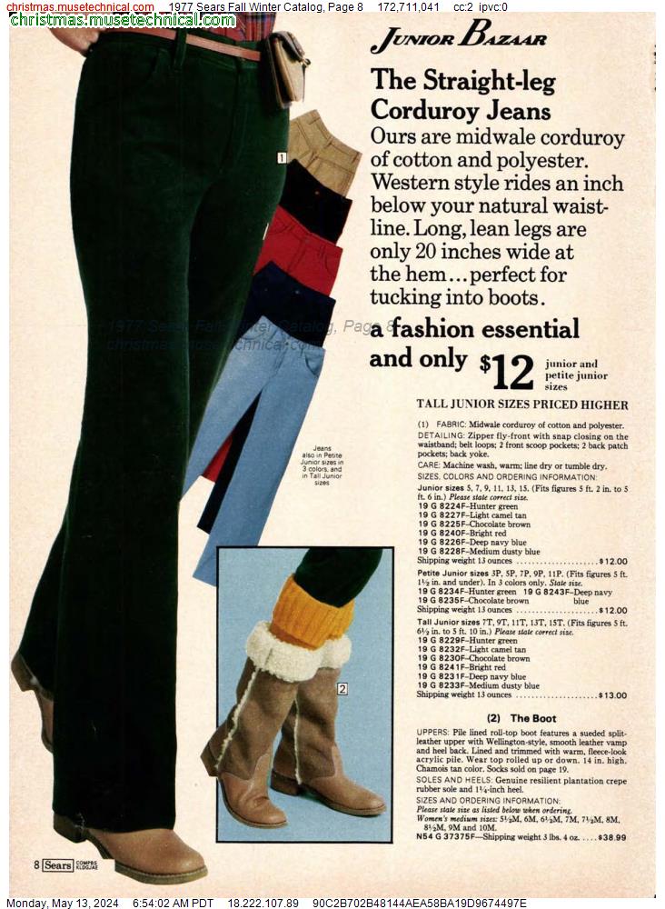1977 Sears Fall Winter Catalog, Page 8