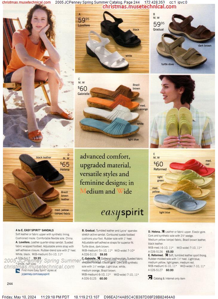 2005 JCPenney Spring Summer Catalog, Page 244