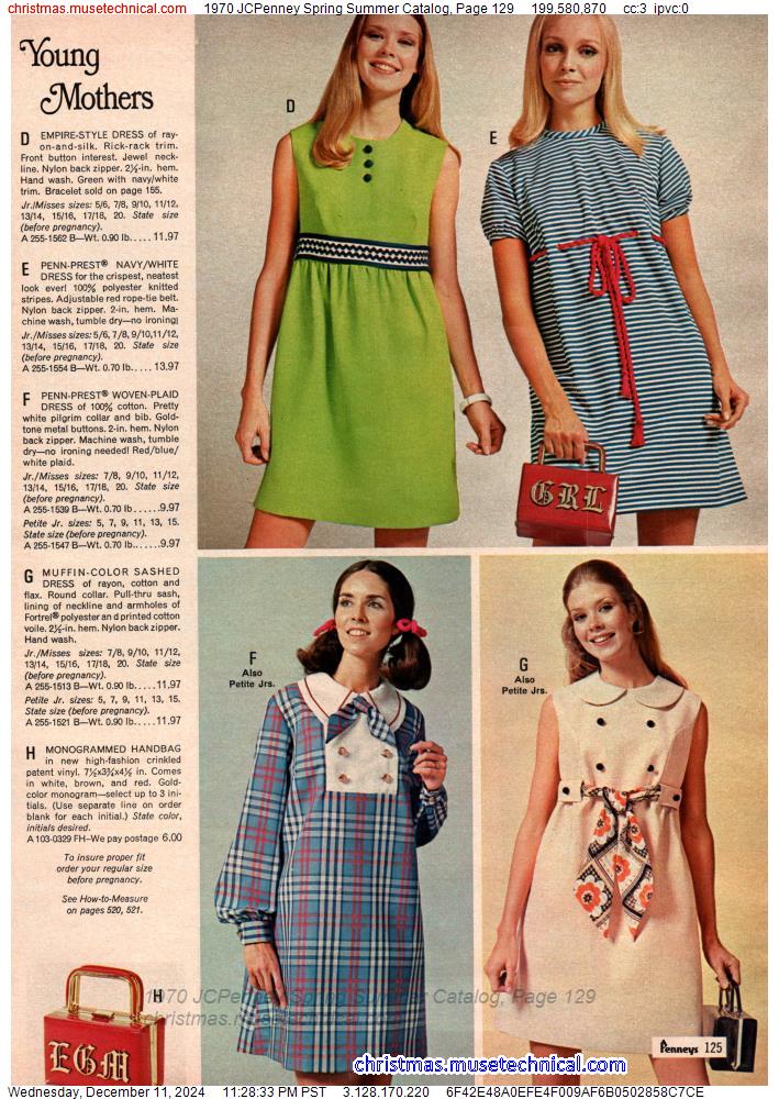 1970 JCPenney Spring Summer Catalog, Page 129