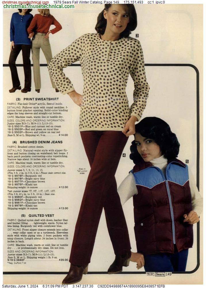1979 Sears Fall Winter Catalog, Page 149