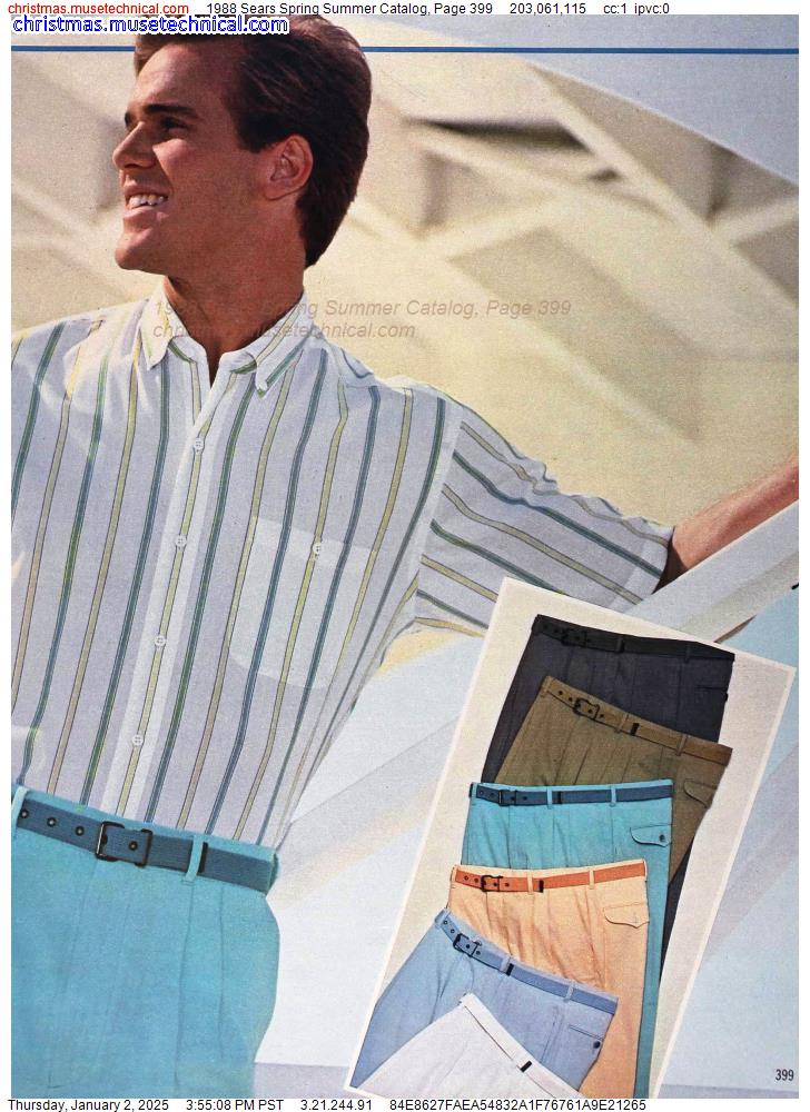 1988 Sears Spring Summer Catalog, Page 399