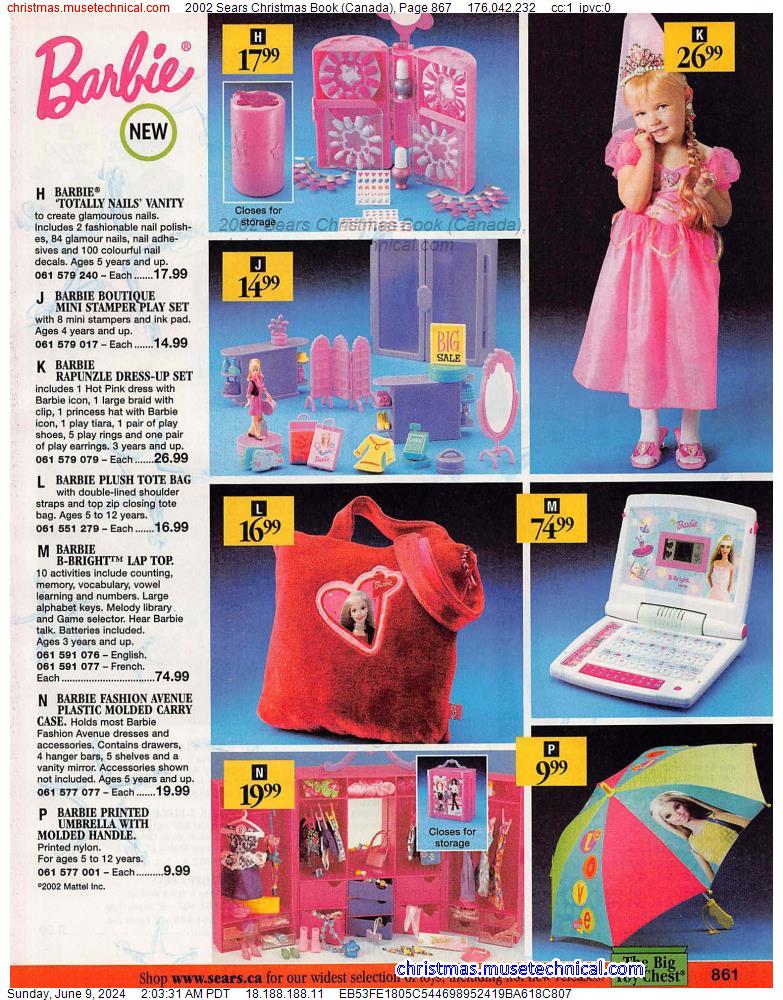 2002 Sears Christmas Book (Canada), Page 867