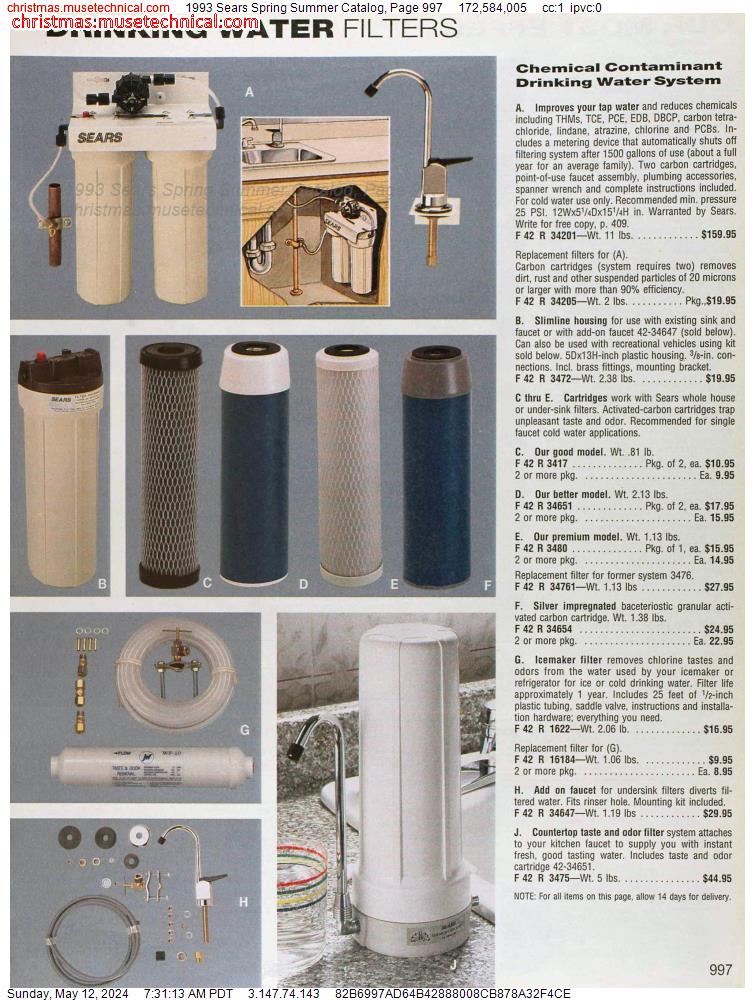 1993 Sears Spring Summer Catalog, Page 997