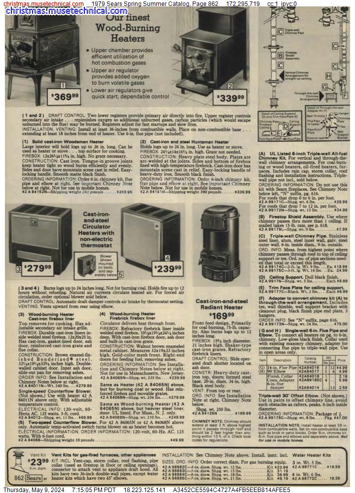 1979 Sears Spring Summer Catalog, Page 862