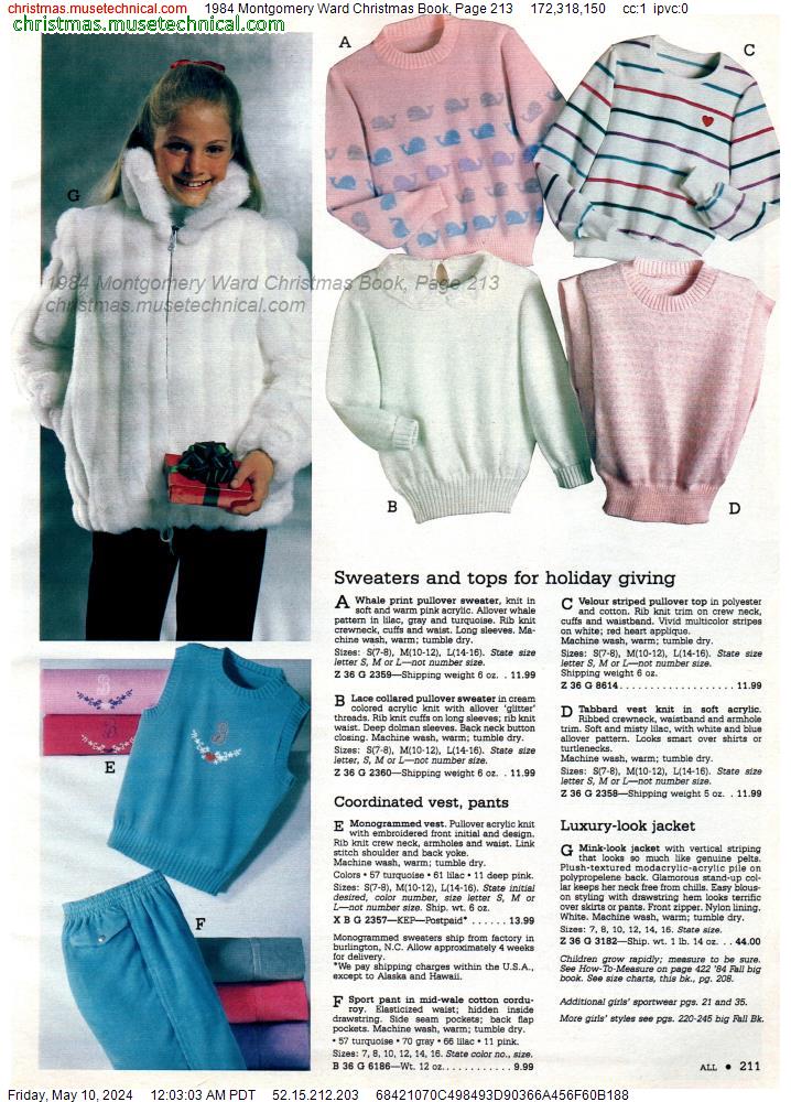 1984 Montgomery Ward Christmas Book, Page 213