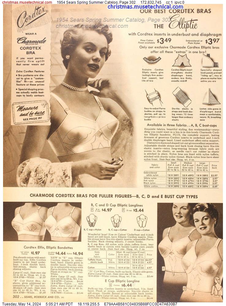 1954 Sears Spring Summer Catalog, Page 302