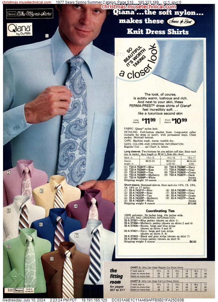 1977 Sears Spring Summer Catalog, Page 510