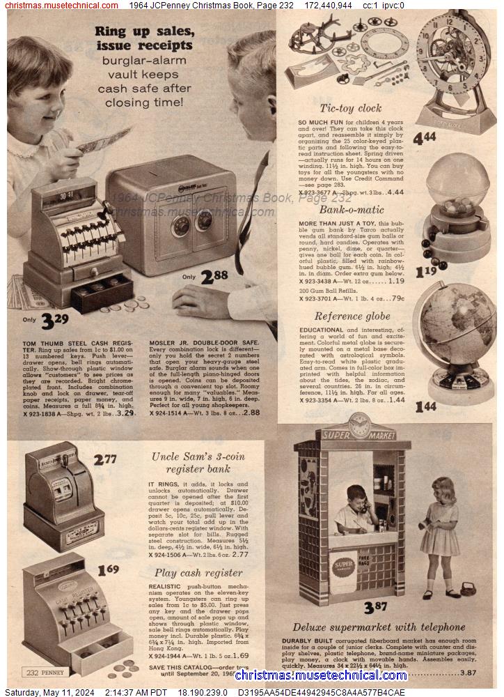1964 JCPenney Christmas Book, Page 232