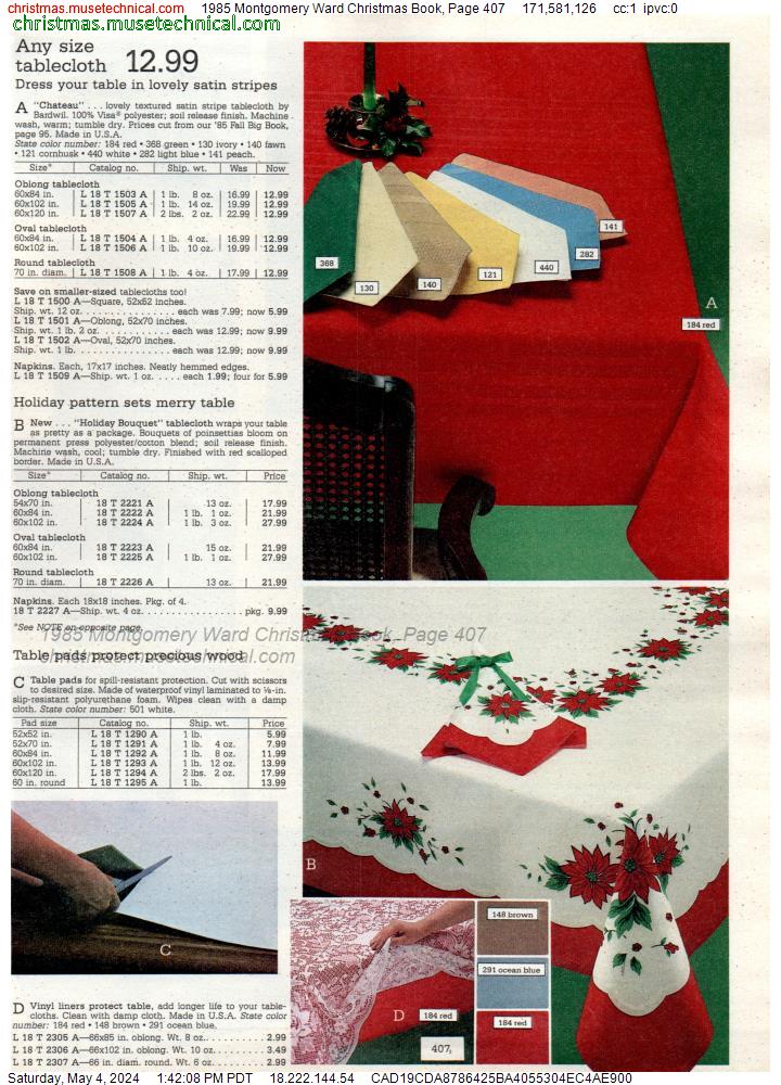 1985 Montgomery Ward Christmas Book, Page 407