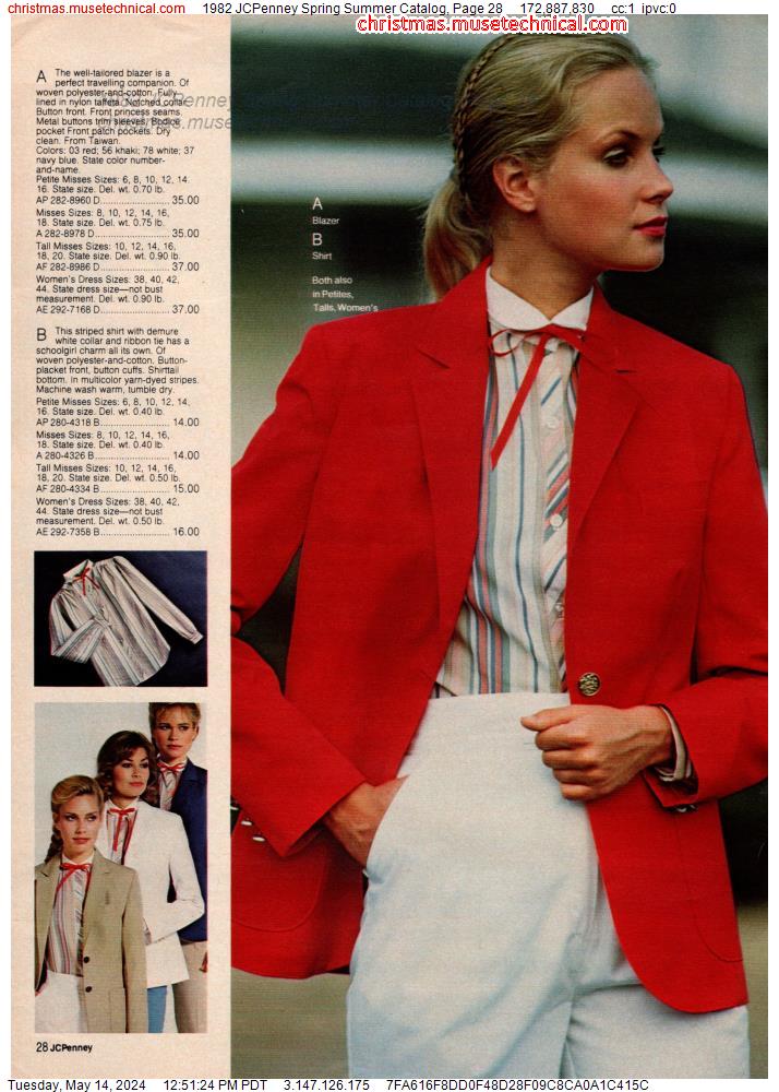 1982 JCPenney Spring Summer Catalog, Page 28