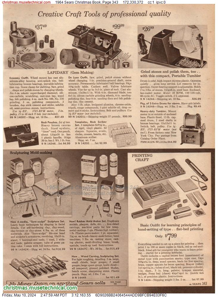 1964 Sears Christmas Book, Page 343