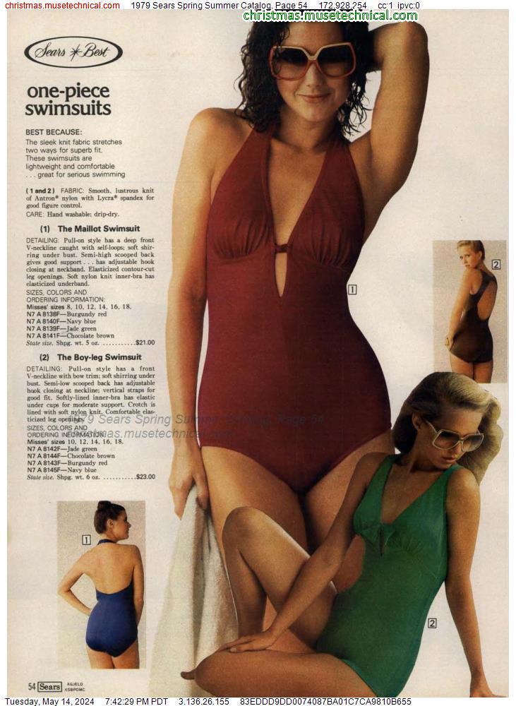 1979 Sears Spring Summer Catalog, Page 54