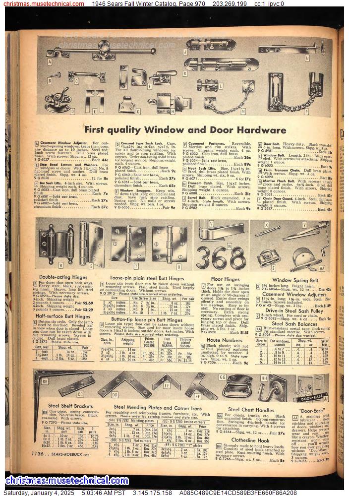 1946 Sears Fall Winter Catalog, Page 970