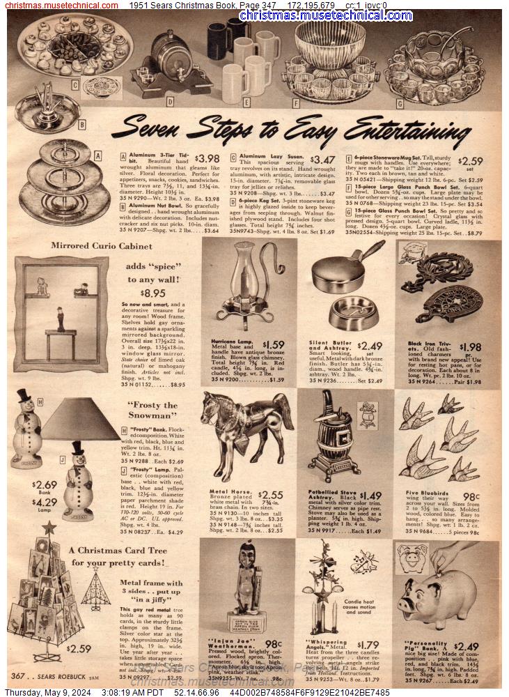 1951 Sears Christmas Book, Page 347