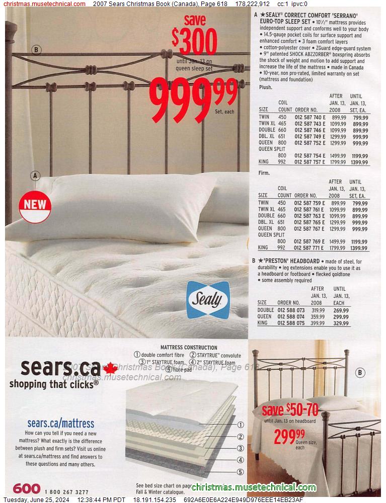 2007 Sears Christmas Book (Canada), Page 618