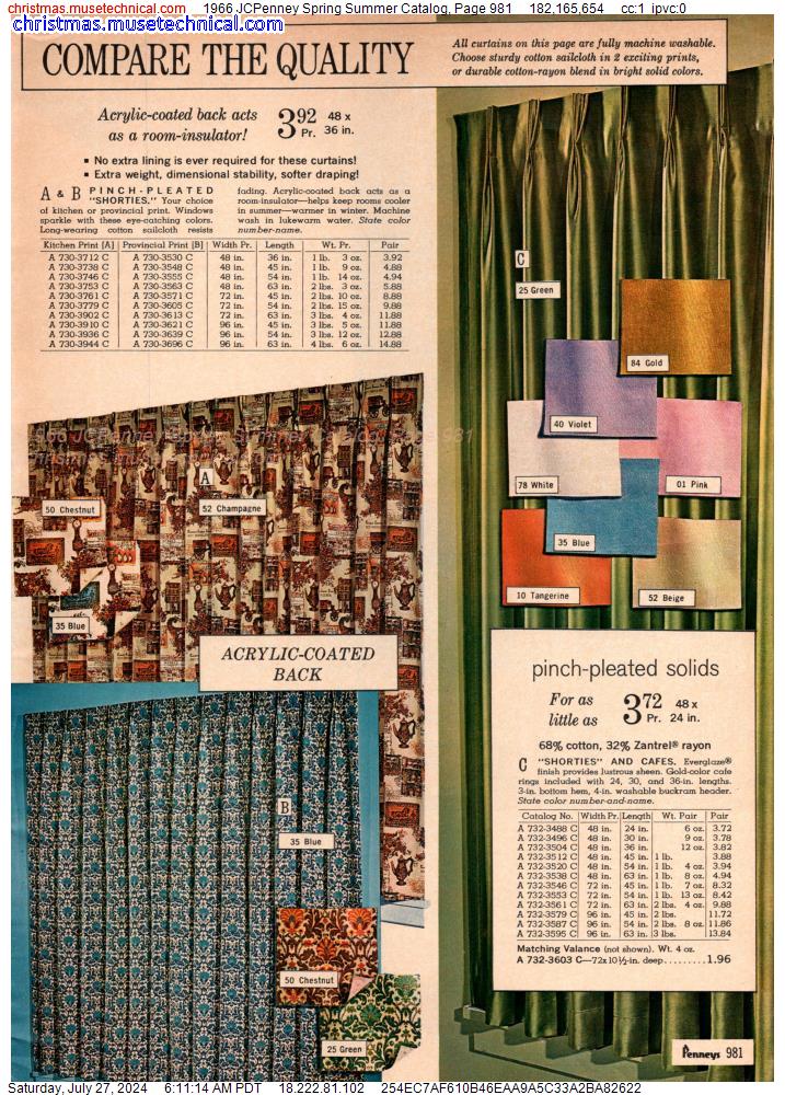 1966 JCPenney Spring Summer Catalog, Page 981