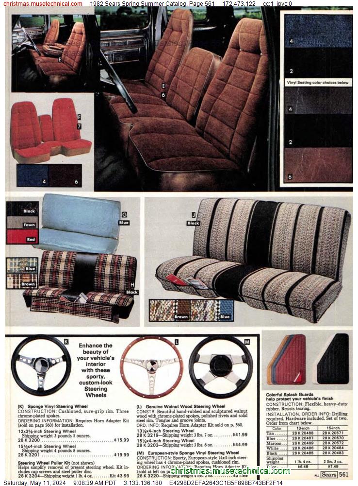 1982 Sears Spring Summer Catalog, Page 561