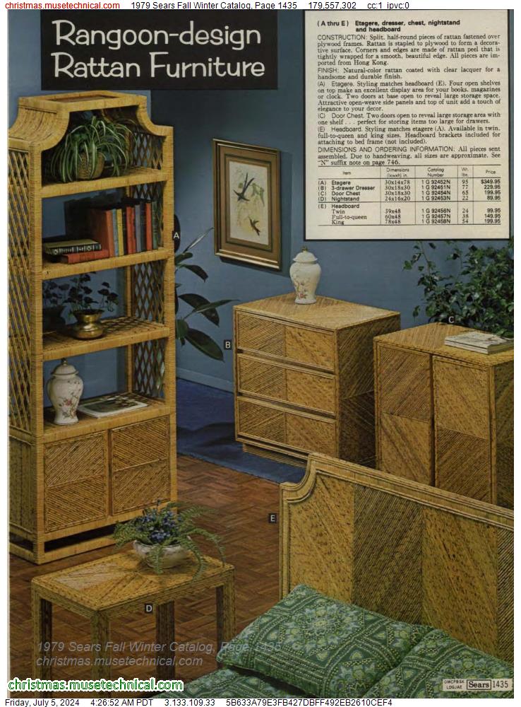 1979 Sears Fall Winter Catalog, Page 1435